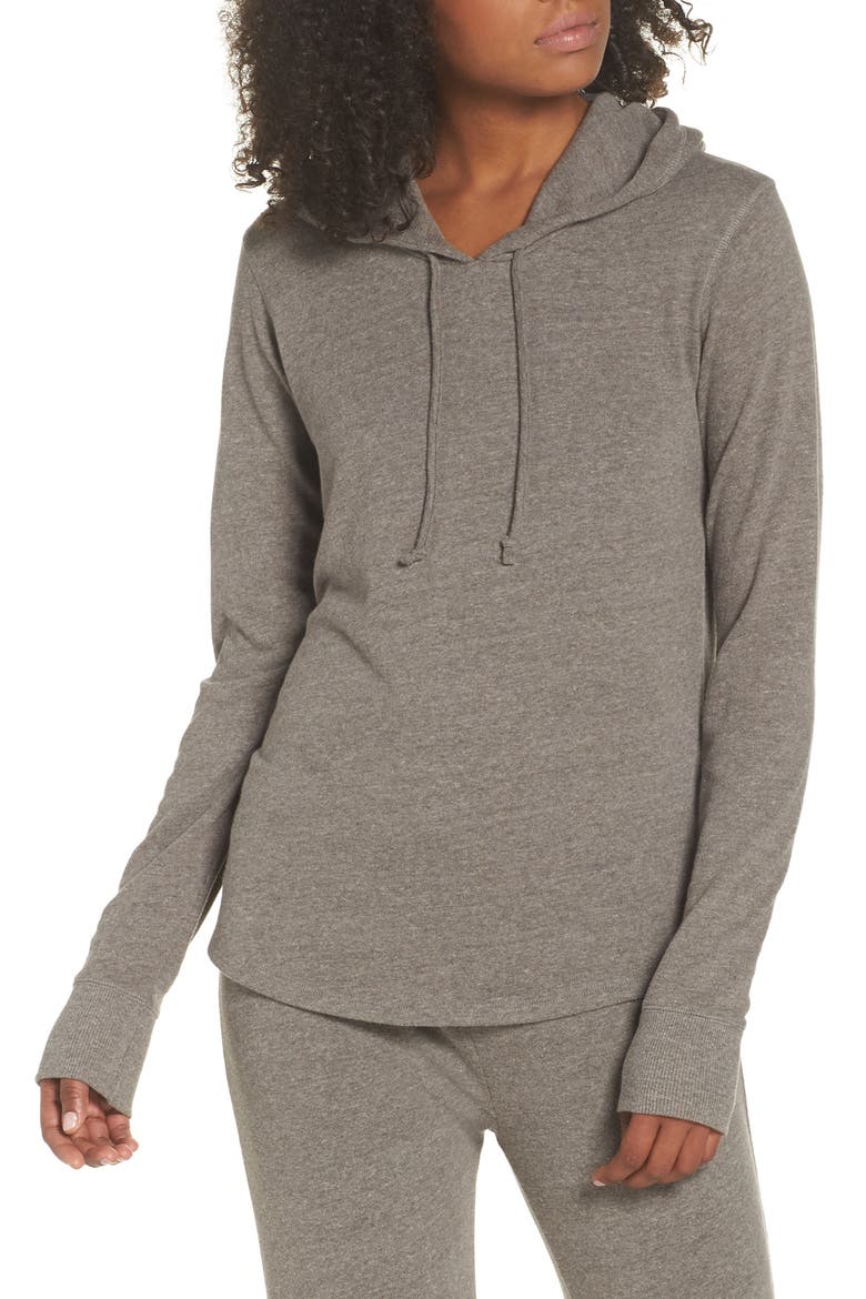 Cozy Pullover Hoodie, Main, color, VINTAGE COAL