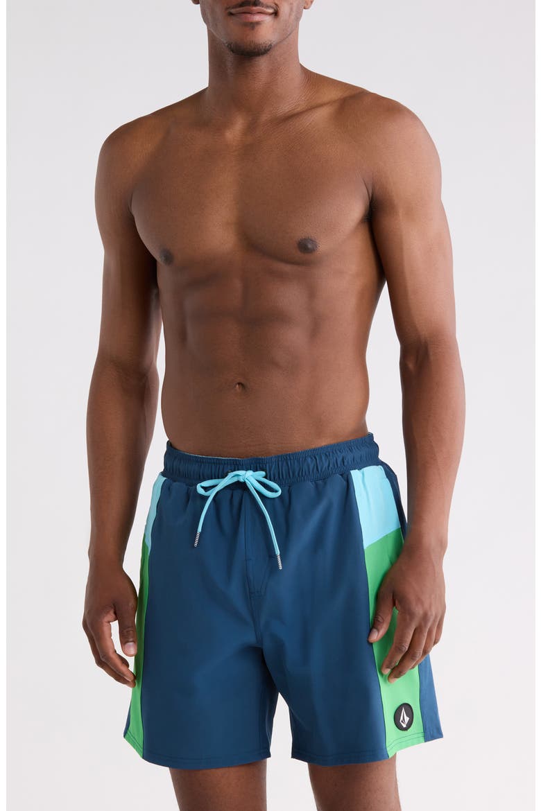 EW 17 Swim Trunks, Main, color, DEEP BLUE