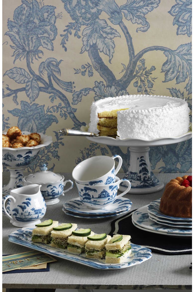 Country Estate Hostess Tray, Alternate, color, DELFT BLUE