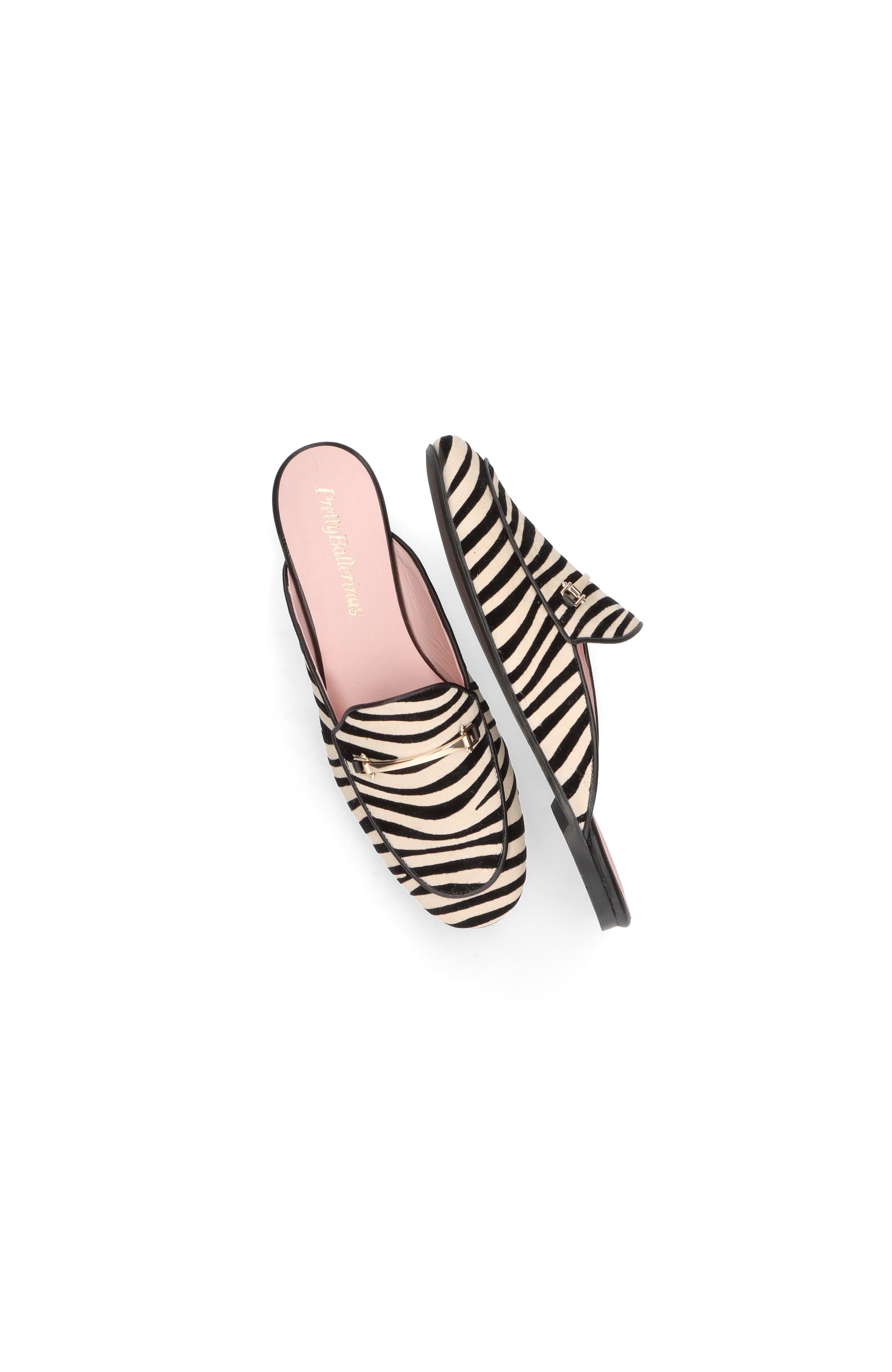 Pretty Ballerinas Round Toe Animal Print Loafer Slide, Alternate, color, Beige