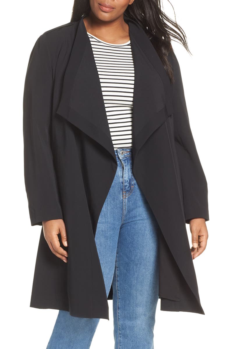 Halogen<sup>®</sup> Drape Front Lightweight Jacket, Main, color, 