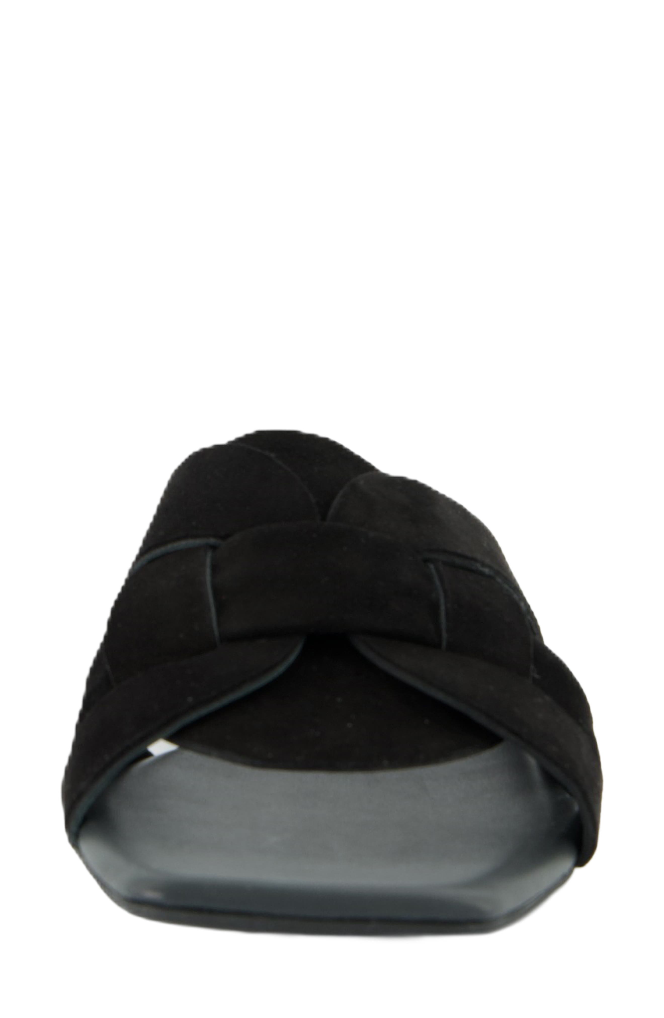 Paul Green Desire Slide Sandal, Alternate, color, Black Suede