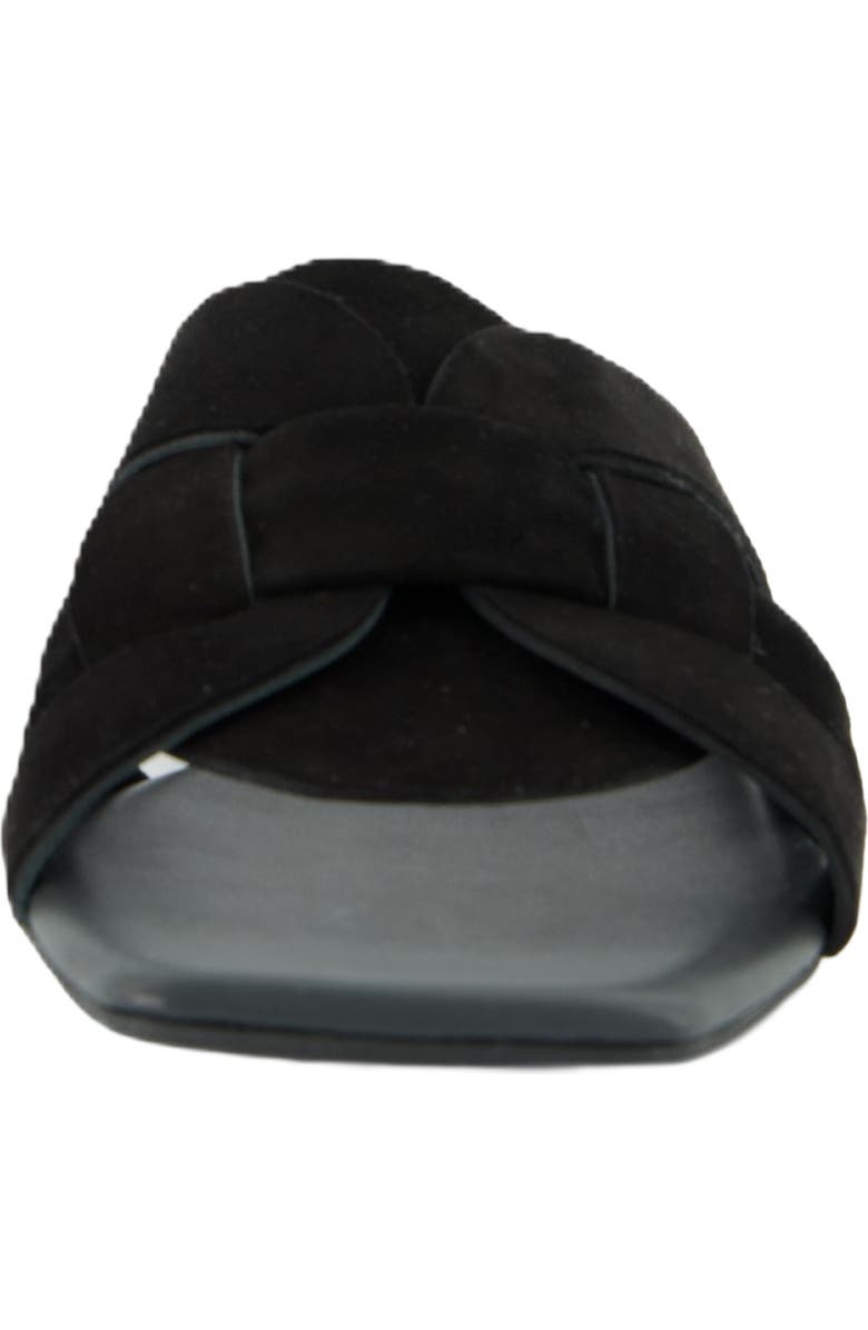 Paul Green Desire Slide Sandal, Alternate, color, Black Suede