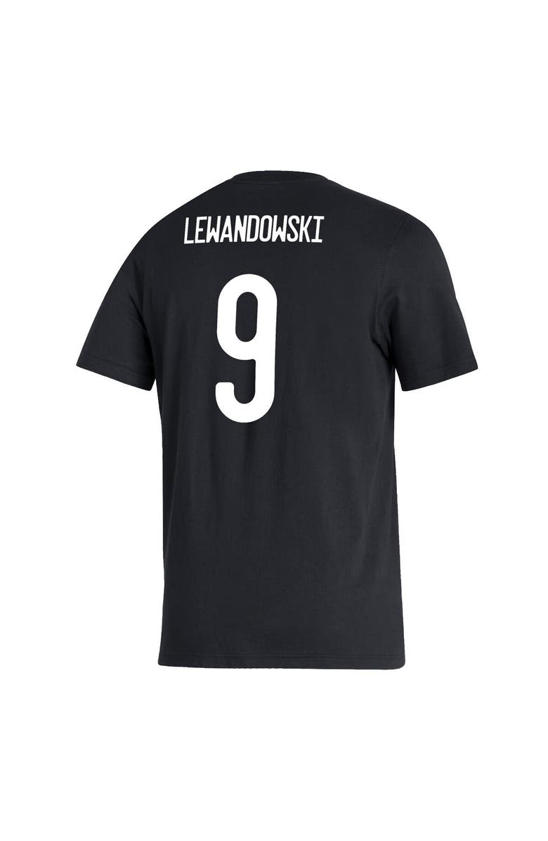 adidas Men's adidas Robert Lewandowski Black Bayern Munich Amplifier Name & Number T-Shirt, Alternate, color, 