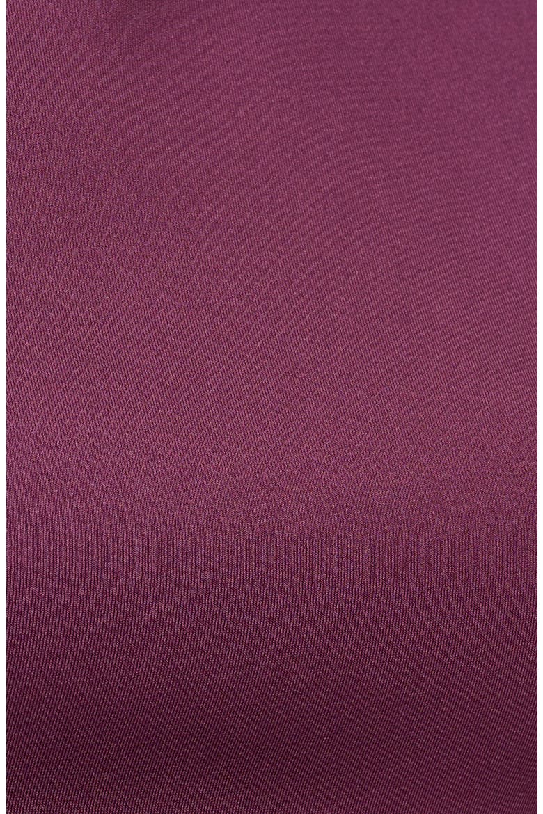 Floral Appliquéd Scuba Sheath Dress, Alternate, color, PINOT NOIR