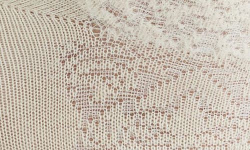 Stems Fleur Cotton Blend Crew Socks In White