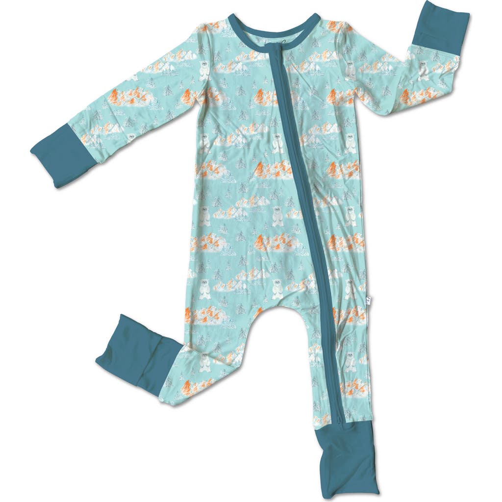 Shop Laree + Co Jude Convertible Footie In Blue