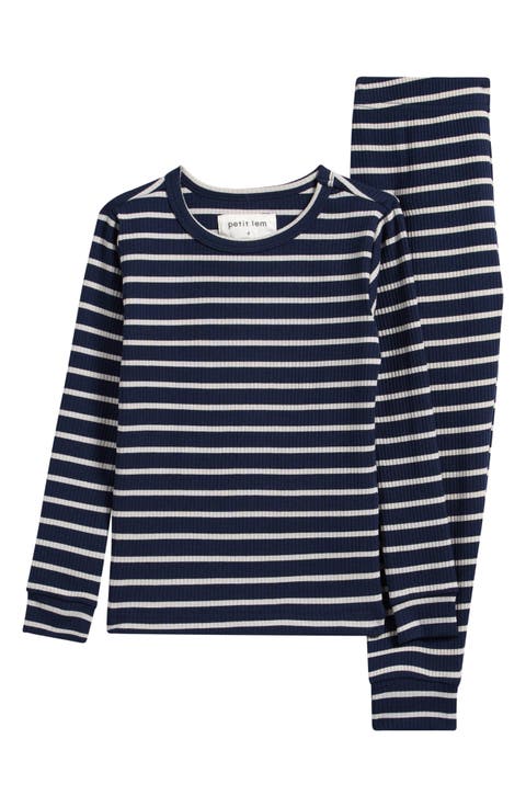 Kids' 2-Piece Striped Pajamas