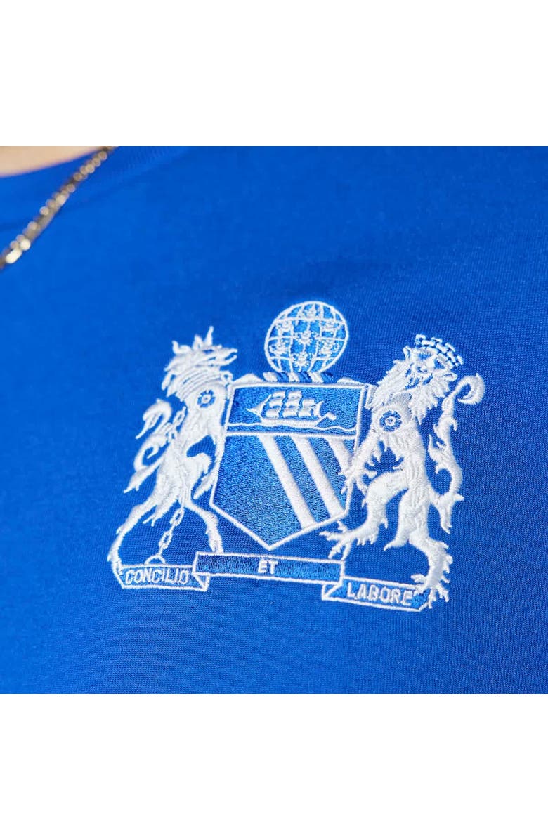 adidas Originals Men's adidas Originals Blue Manchester United x George Best Lifestyler Long Sleeve Jersey, Alternate, color, Blue