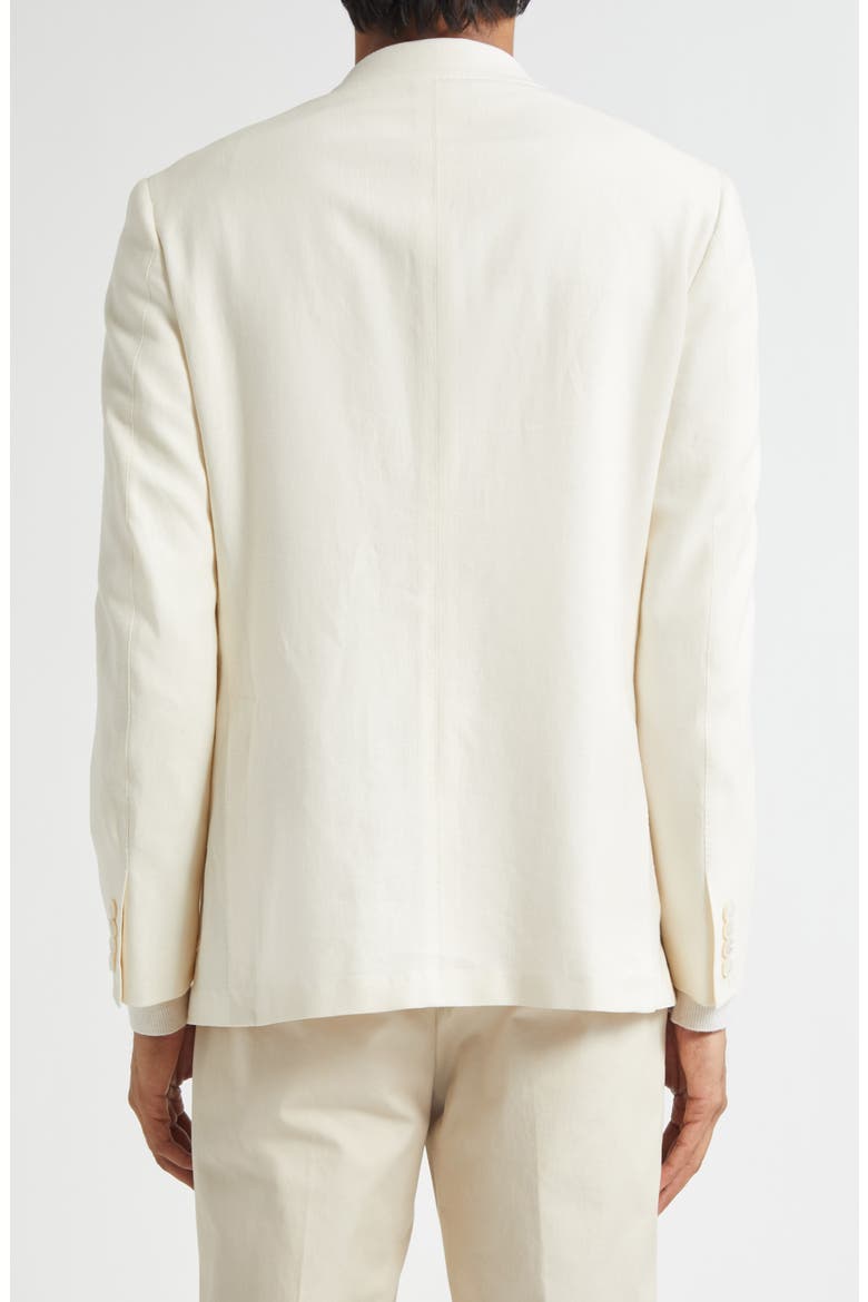 Oasi Linen Sport Coat, Alternate, color, WHITE SOLID