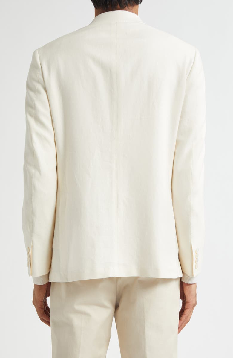 ZEGNA Oasi Linen Sport Coat, Alternate, color, White Solid