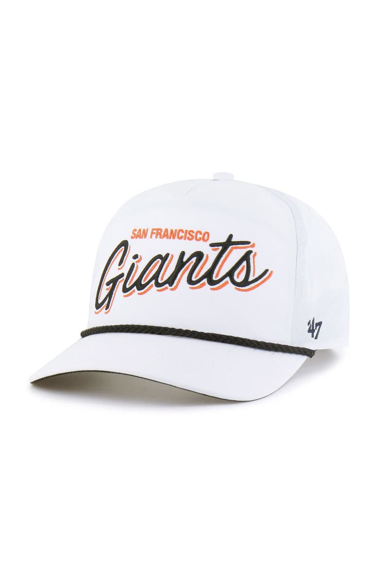 '47 Men's '47 White San Francisco Giants Brrr Fairway Hitch Adjustable Hat, Main, color, White