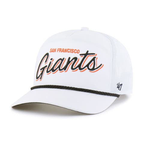Men's '47  White San Francisco Giants Brrr Fairway Hitch Adjustable Hat