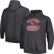 FANATICS Men's Fanatics Branded Heather Charcoal Arizona Cardinals Big & Tall Pullover Hoodie