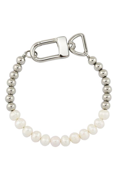Faux Pearl Beaded Bracelet
