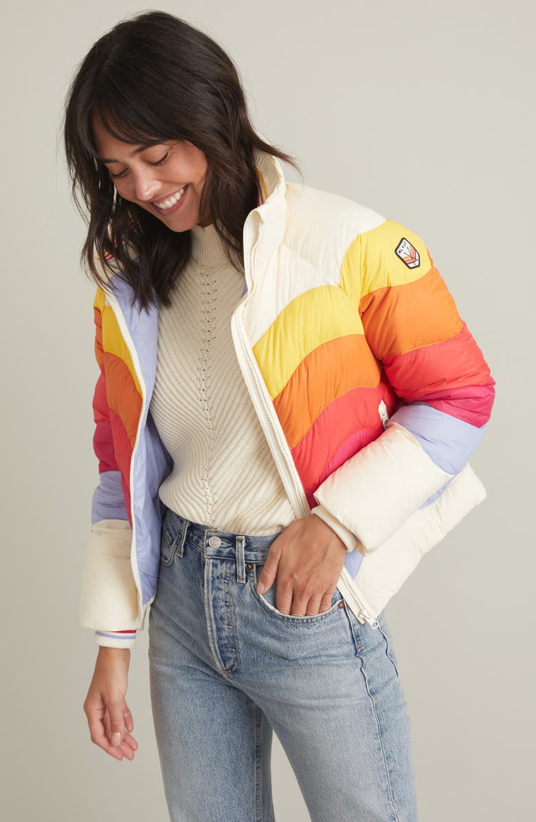 Marine Layer Après Water Resistant Recycled Puffer Jacket, Alternate, color, 