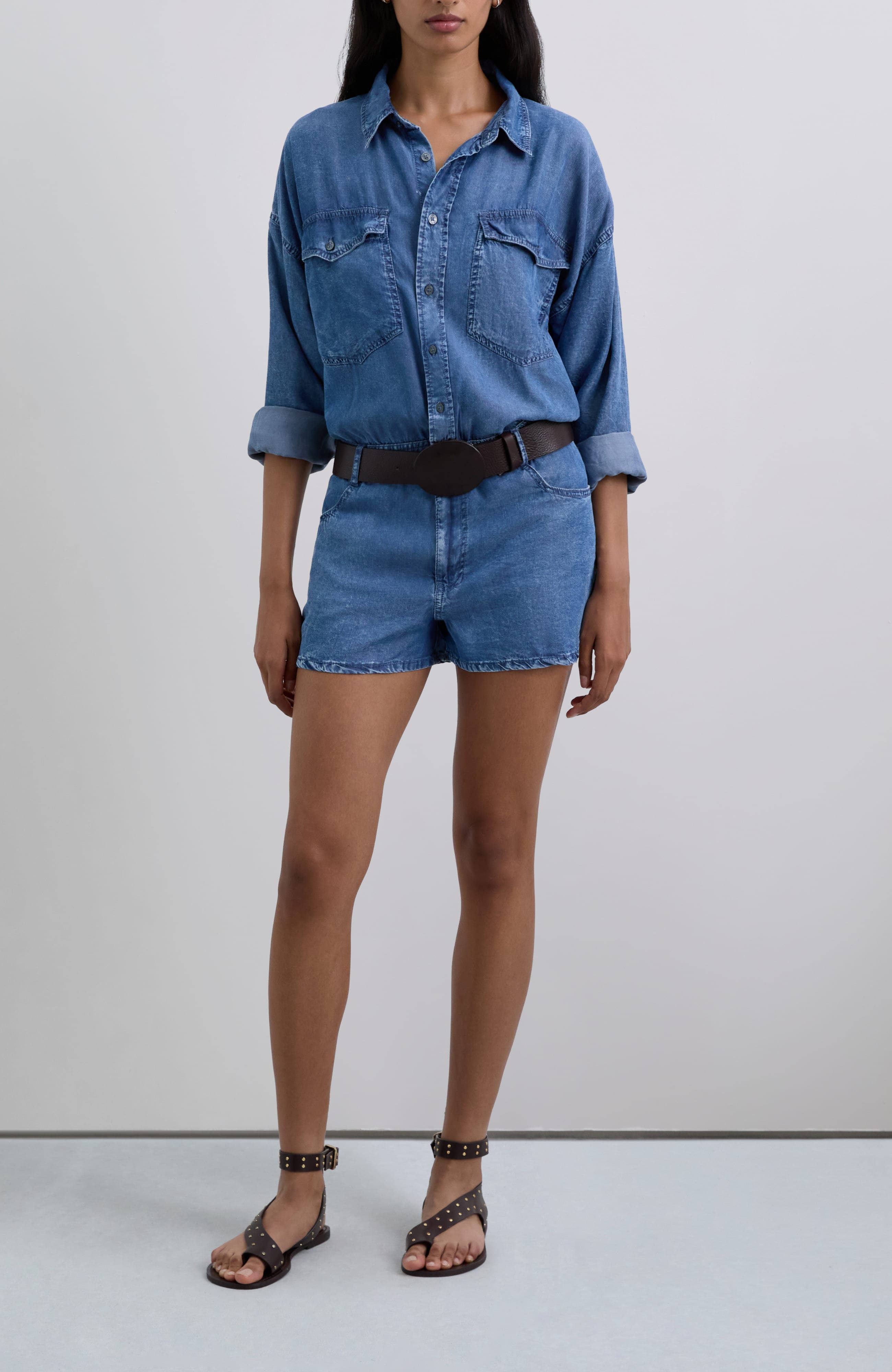 Short Tencel Jumpsuit - image 2