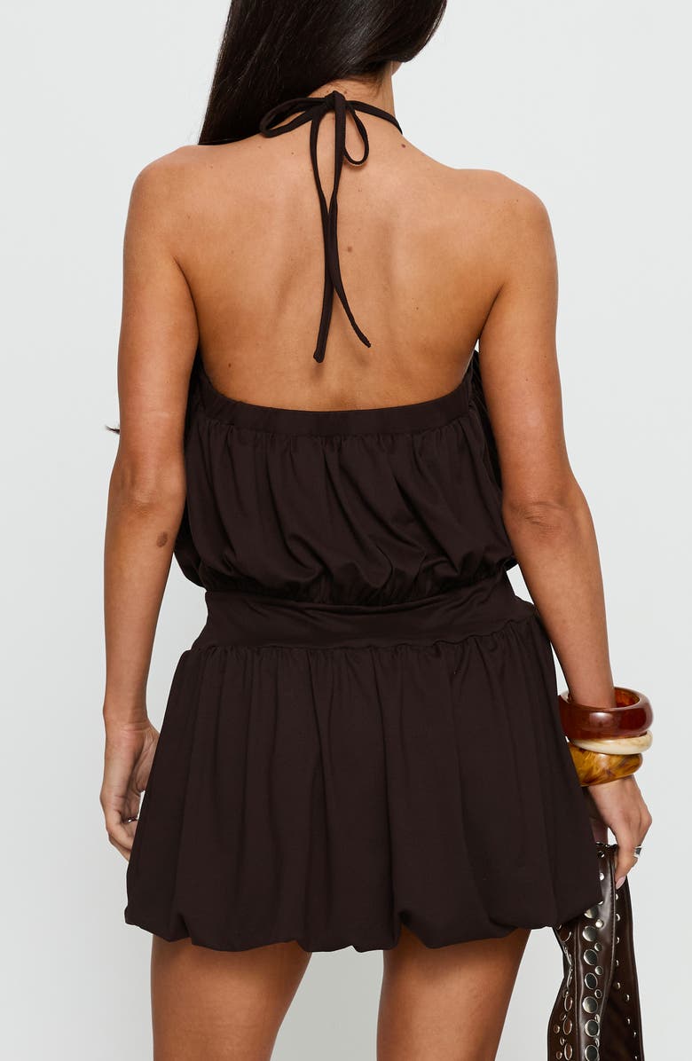 Princess Polly Sunnee Eyelet Detail Halter Bubble Playsuit, Alternate, color, 