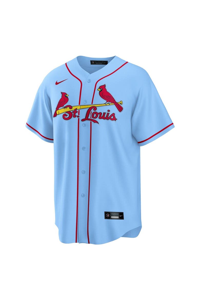 Men's Nike Light Blue St. Louis Cardinals Alternate Replica Team Jersey, Alternate, color, Light Blue