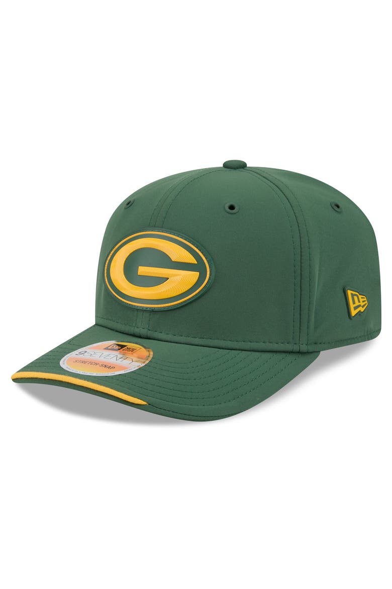 Men's New Era Green Green Bay Packers 2026 Sideline 9SEVENTY Adjustable Hat, Main, color, Green