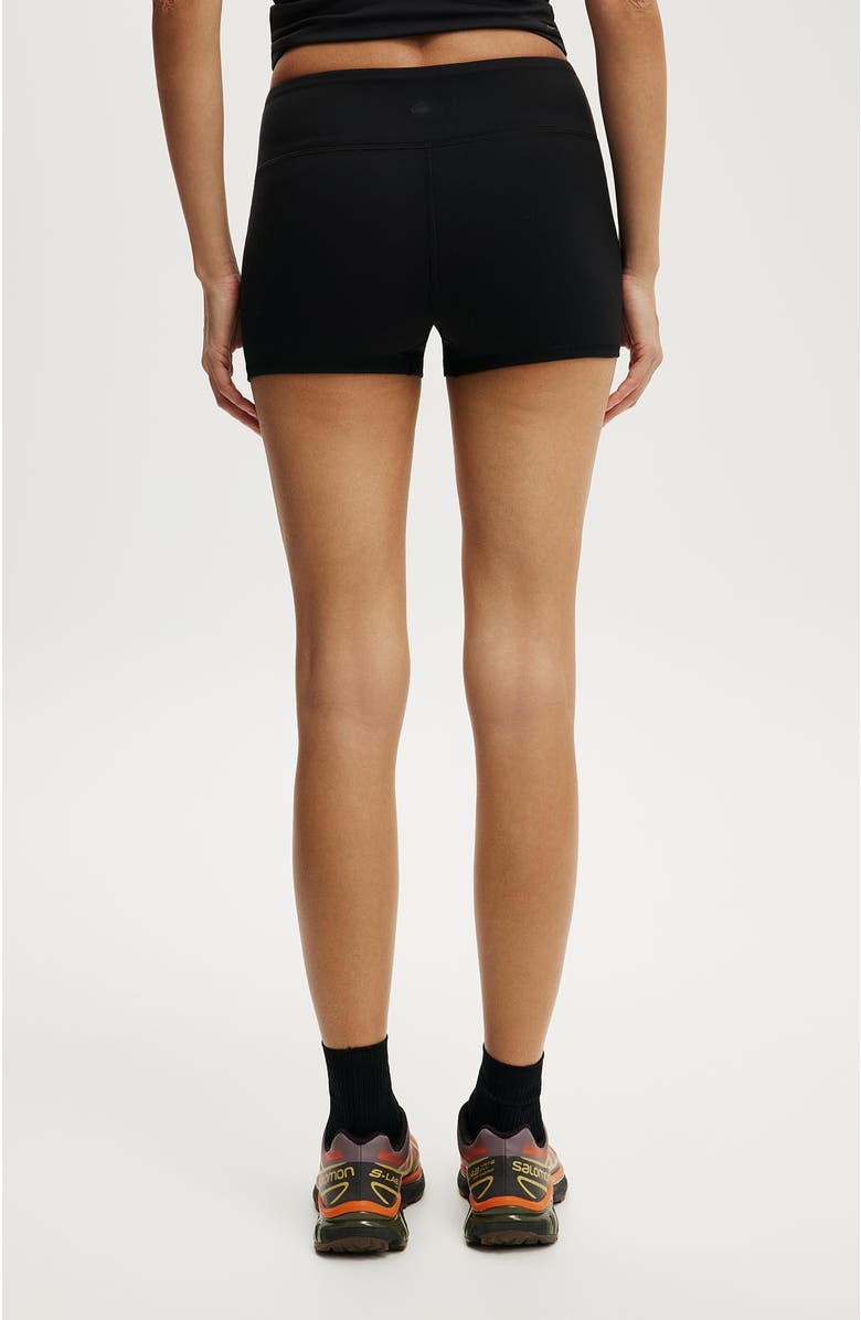 COTTON ON BODY Women's Active Ultra Soft Micro Shortie Short, Alternate, color, Black