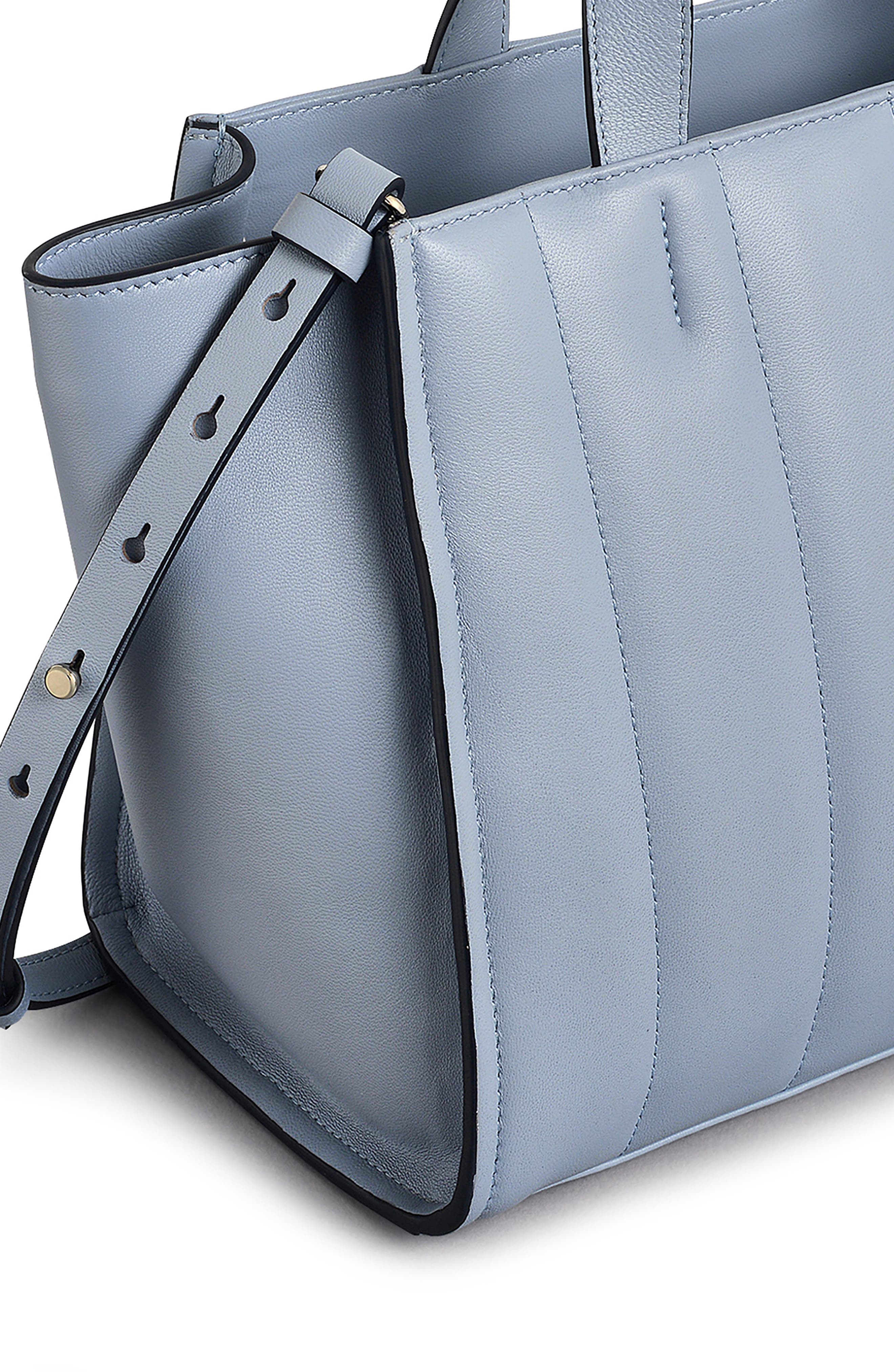 Radley Medium Oak Street Quilted Leather Tote, Alternate, color, Smoke Blue