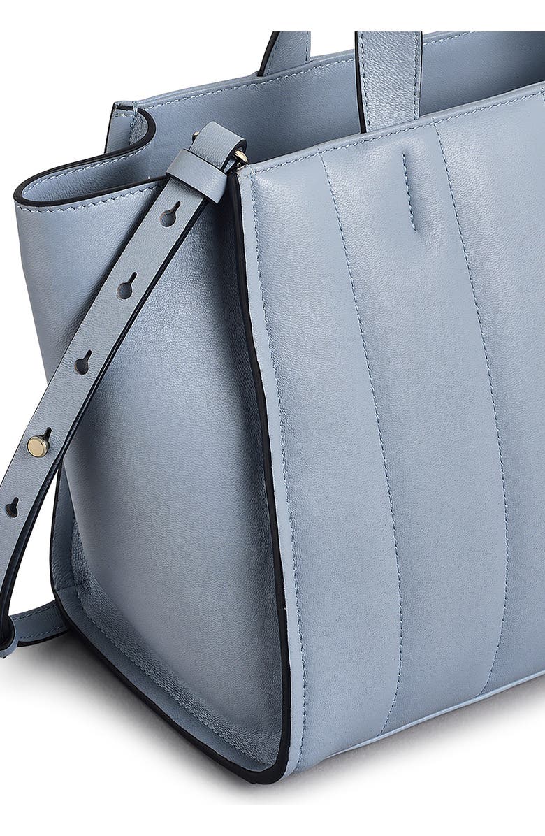 Radley Medium Oak Street Quilted Leather Tote, Alternate, color, Smoke Blue