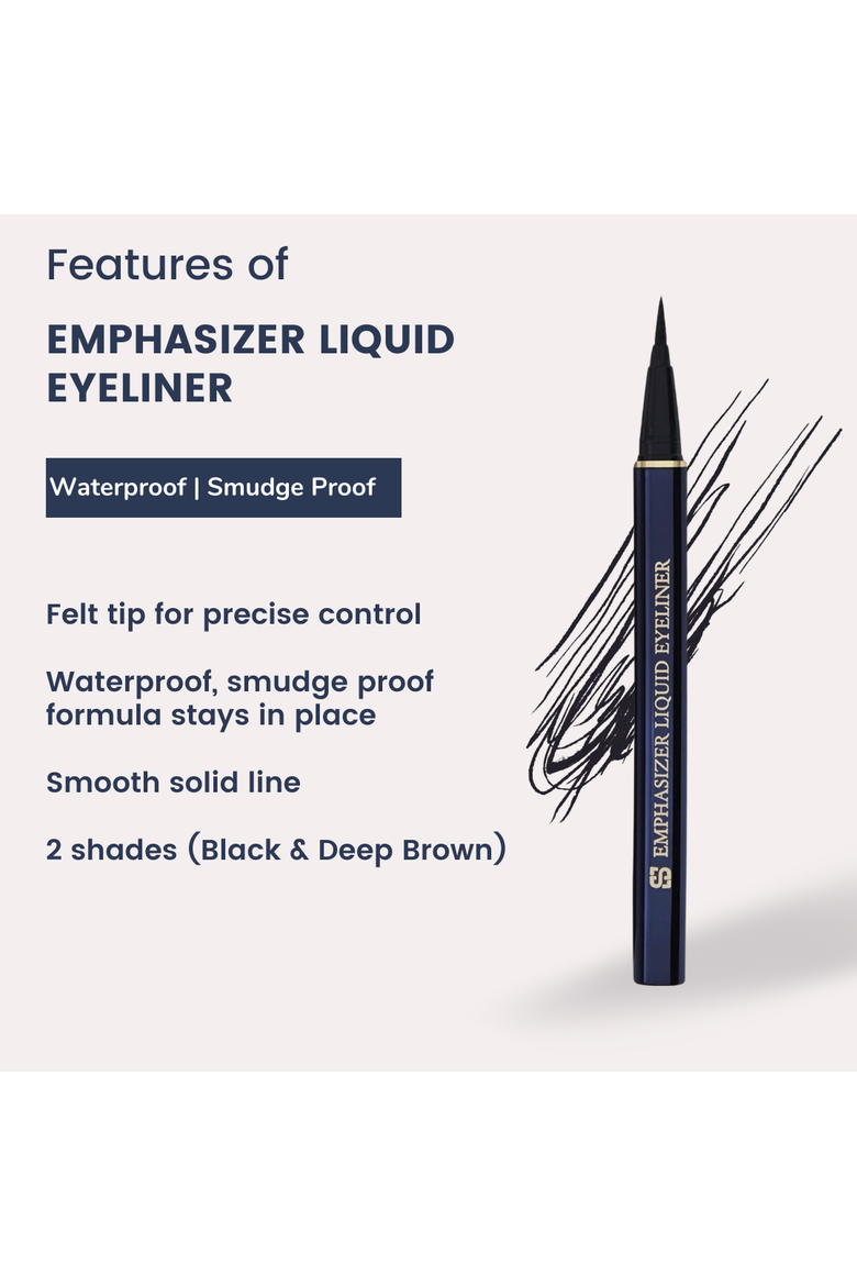 Emphasizer Liquid Eyeliner, Alternate, color, DEEP BROWN