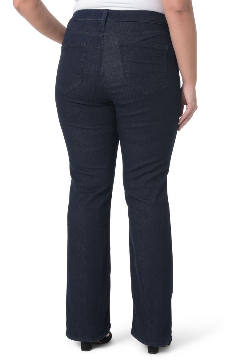 Barbara Stretch Bootcut Jeans, Alternate, color, RINSE TONAL STITCH