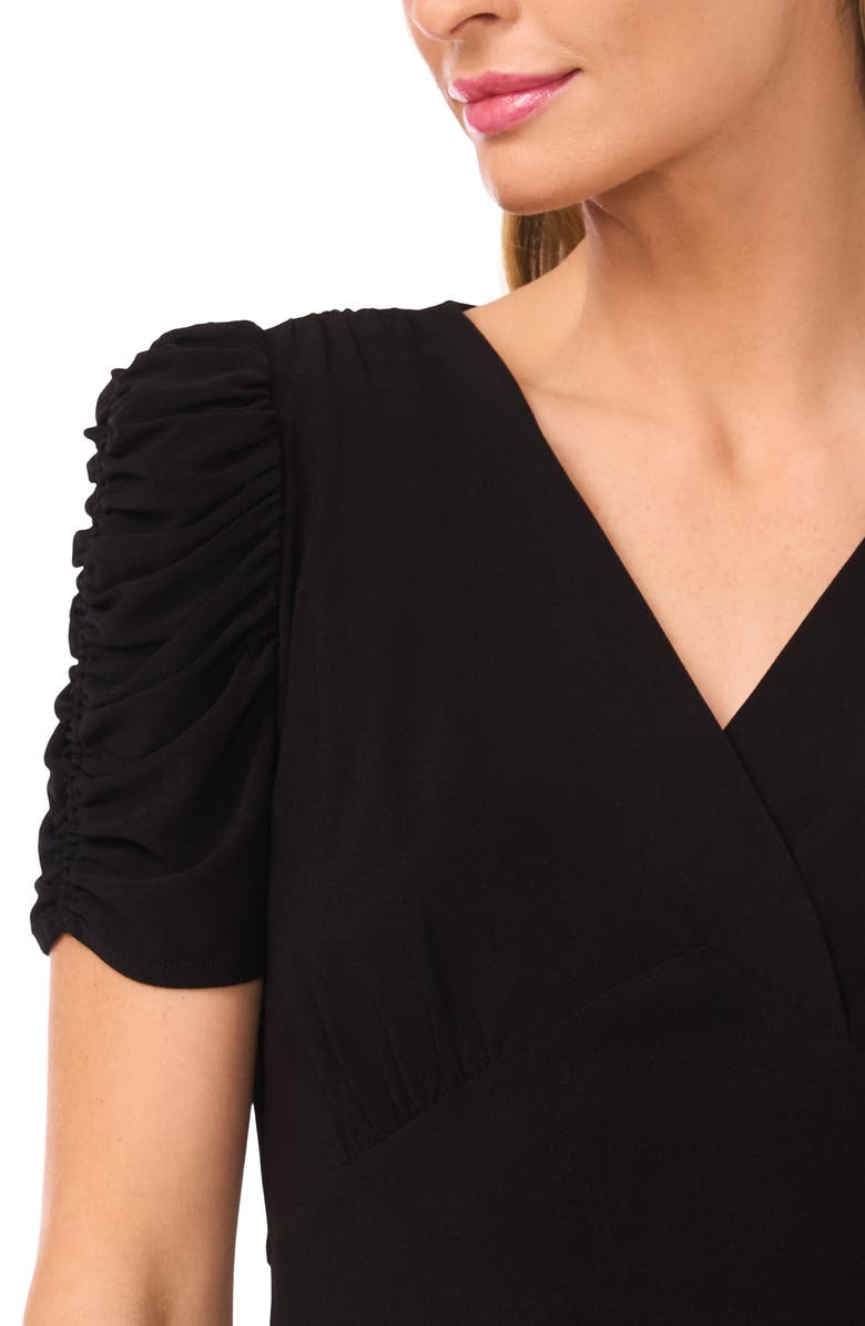CeCe Puff Sleeve Crepe Top, Alternate, color,