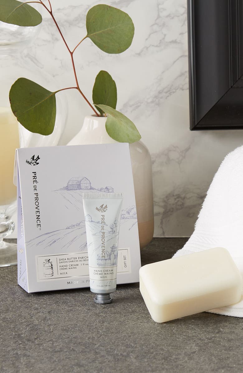 EUROPEAN SOAPS Pre de Provence Heritage Gift Set, Alternate, color, Milk