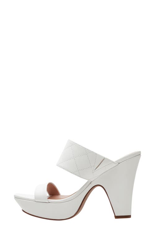 Linea Paolo Indigo Platform Sandal In Eggshell