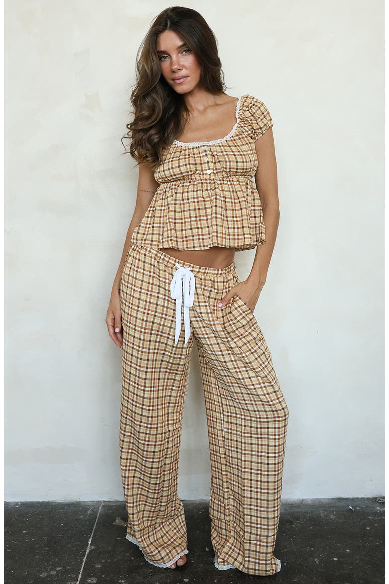 Northern Lights Lounge Pants, Main, color, Vanilla Latte