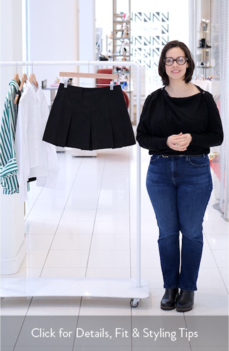 Wide Pleat Miniskirt, sales video thumbnail