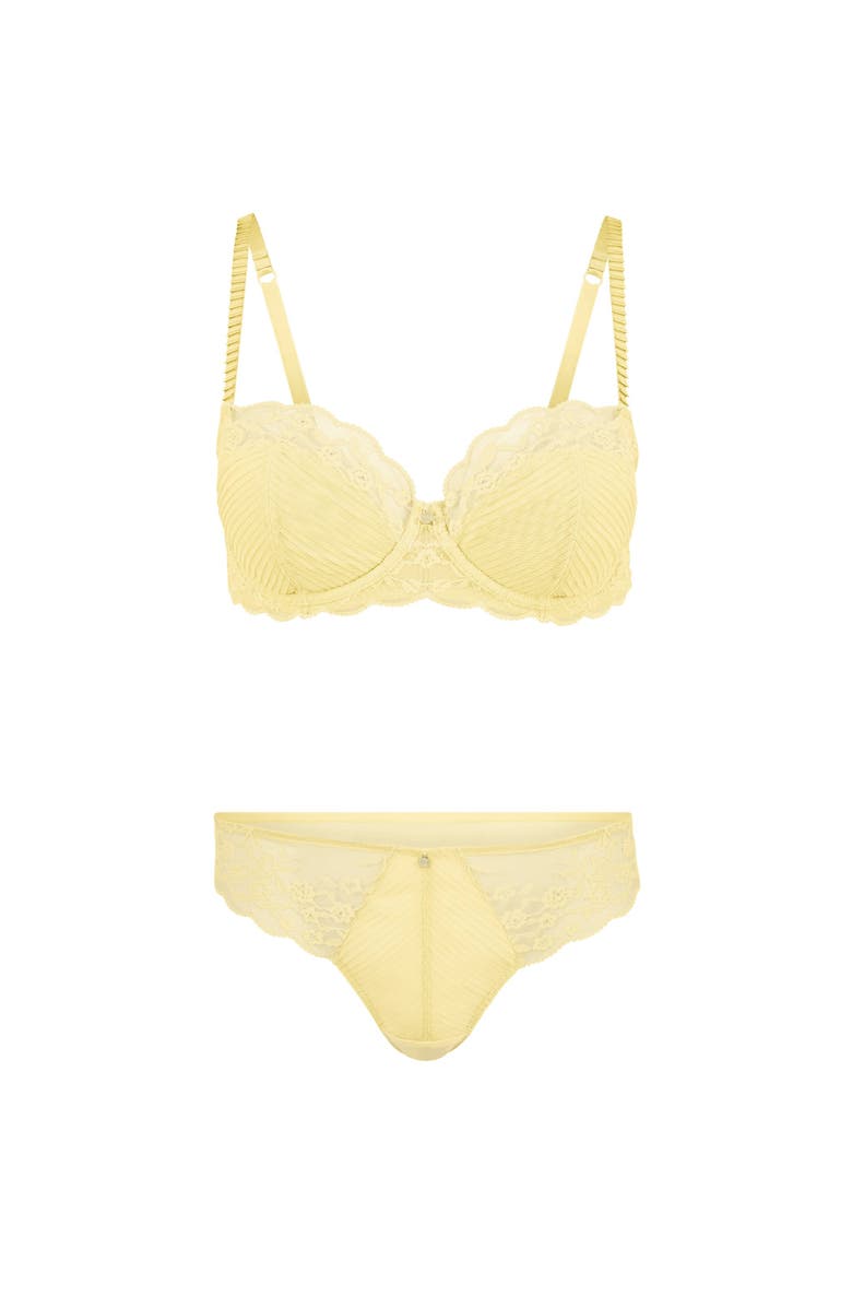 Adore Me Perla Contour Balconette Bra, Alternate, color, Light Yellow