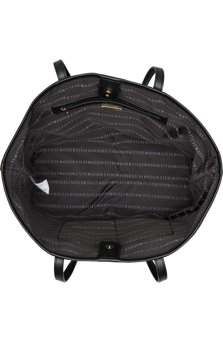 Steve Madden Brosey Tote Bag with Convertible Pouch, Alternate, color,