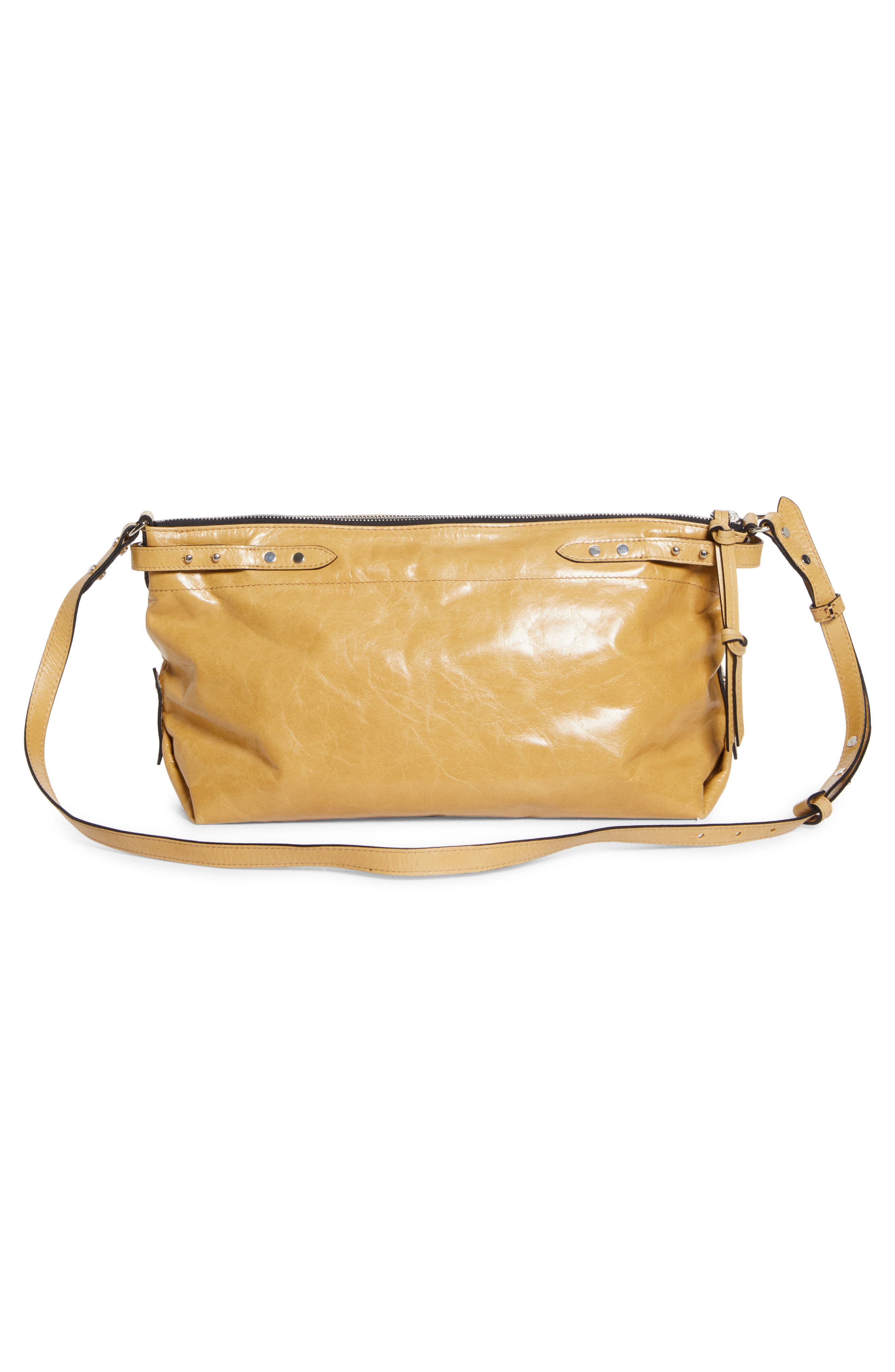 Winna Leather Crossbody Bag, Alternate, color, BEIGE