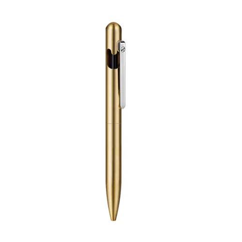 STEEL HORSE LEATHER The Axis | Brass Bolt Action Pen  product