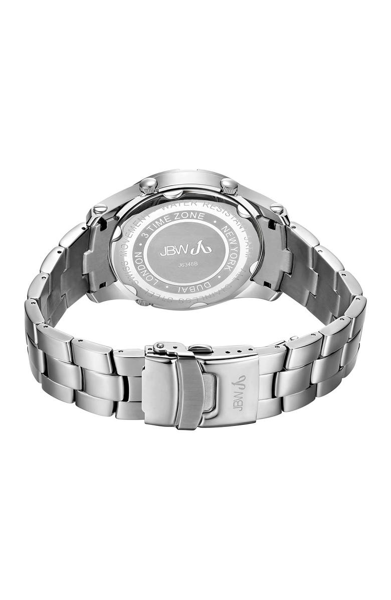 JBW Jet Setter III Diamond Bracelet Watch, 46mm, Alternate, color, 