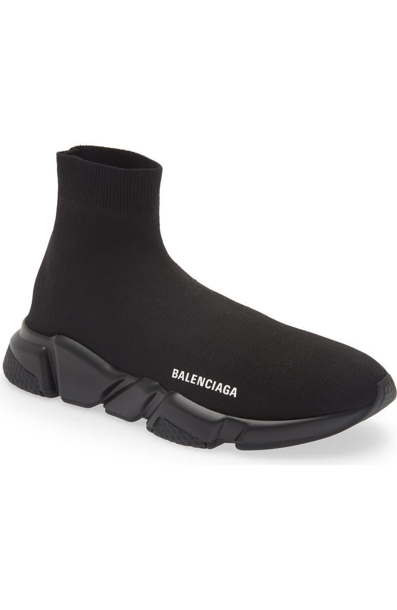 Balenciaga Speed LT Sock Sneaker, Main, color, Black