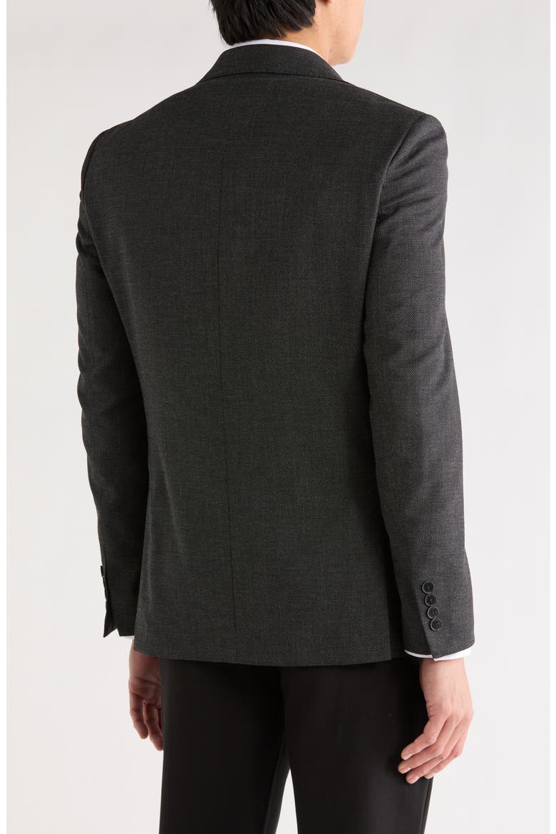 Two-Button Sport Coat, Alternate, color, DARK BROWN