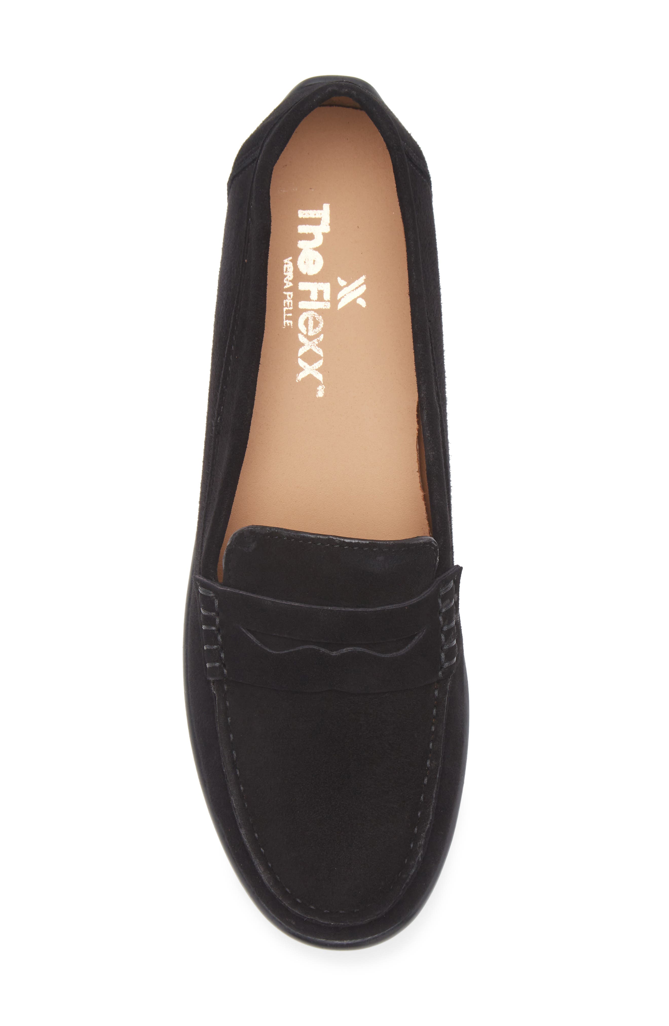 The FLEXX Winter Penny Loafer, Alternate, color, Black