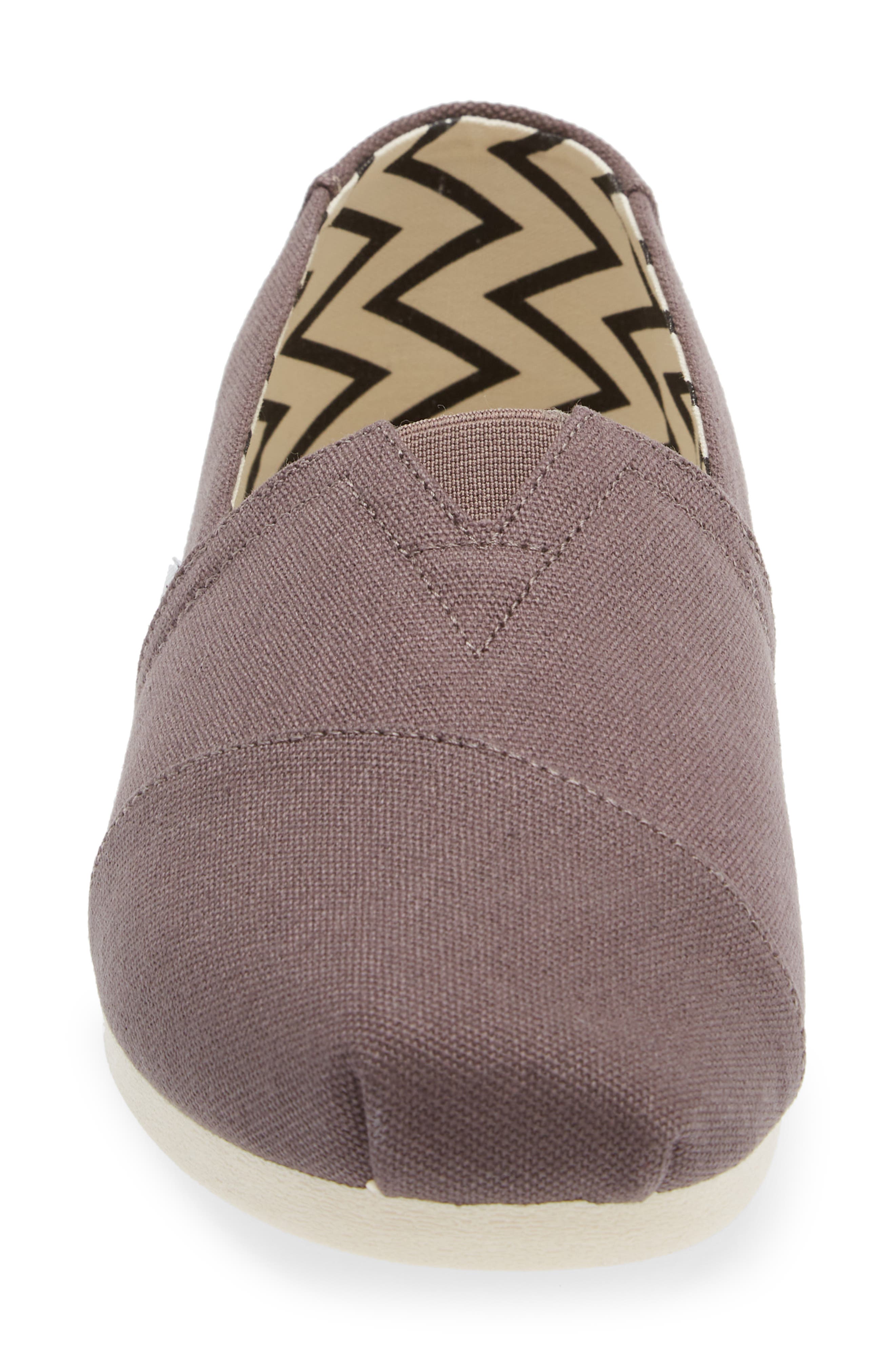 TOMS Alpargata Canvas Sneaker, Alternate, color, Grey