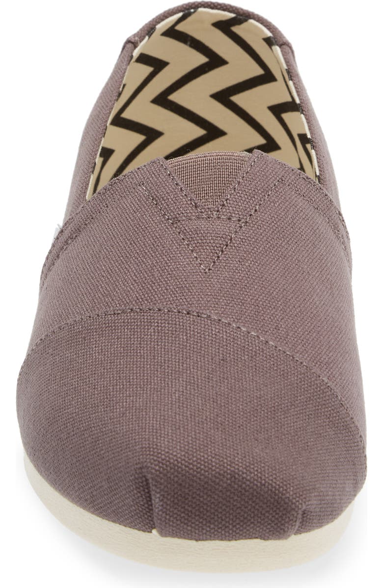 TOMS Alpargata Canvas Sneaker, Alternate, color, Grey