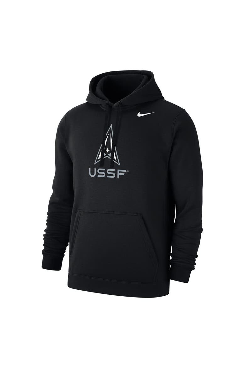 Men's Nike Black Air Force Falcons Space Force Rivalry Fleece Pullover Hoodie, Alternate, color, Black