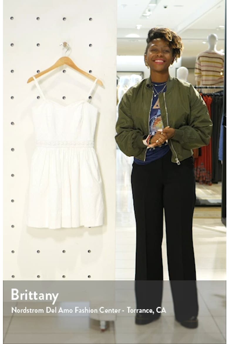 Marta Strapless Eyelet Sundress video
