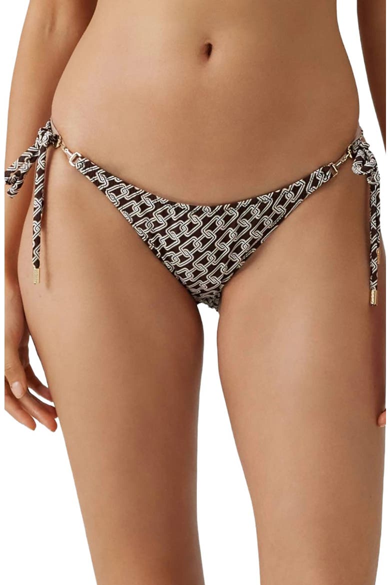 Menorca Side Tie Bikini Bottoms, Main, color, CHAIN
