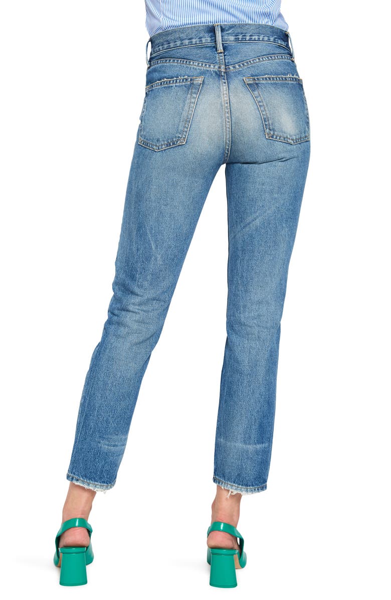 NOEND Eve High Waist Slim Straight Leg Jeans, Alternate, color,