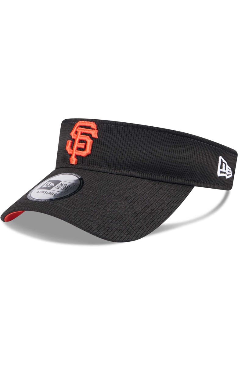 New Era Men's New Era Black San Francisco Giants Gameday Team Adjustable Visor, Main, color, 