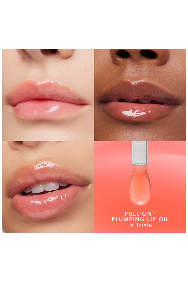 Full On Glossy Lip Oil, Alternate, color, TRIXIE